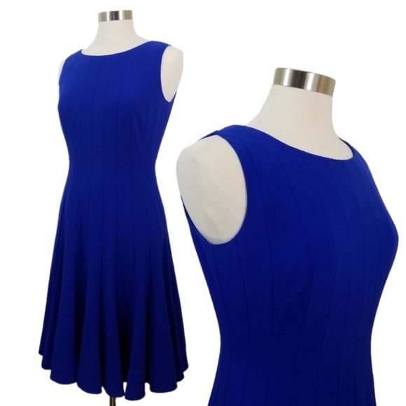 Calvin Klein Dresses & Skirts - Calvin Klein Fit and Flare Pleated Dress 6